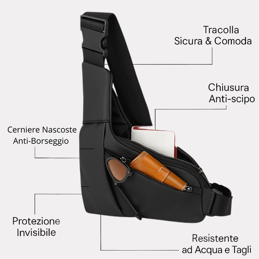 Borsa Anti-Furto a Tracolla