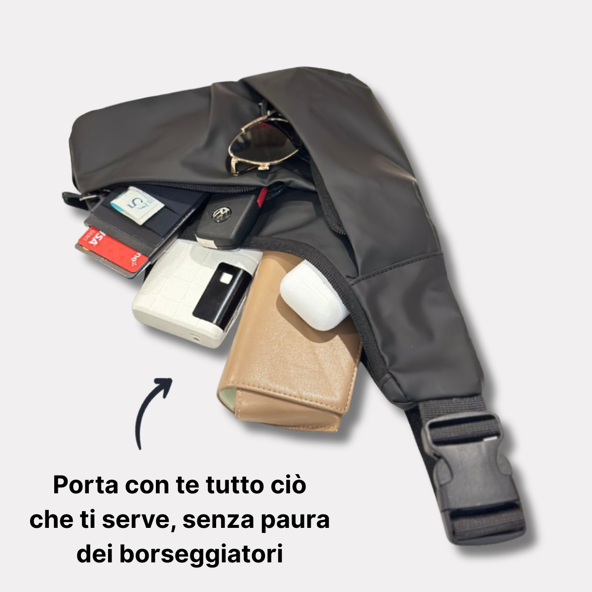 Borsa Anti-Furto a Tracolla