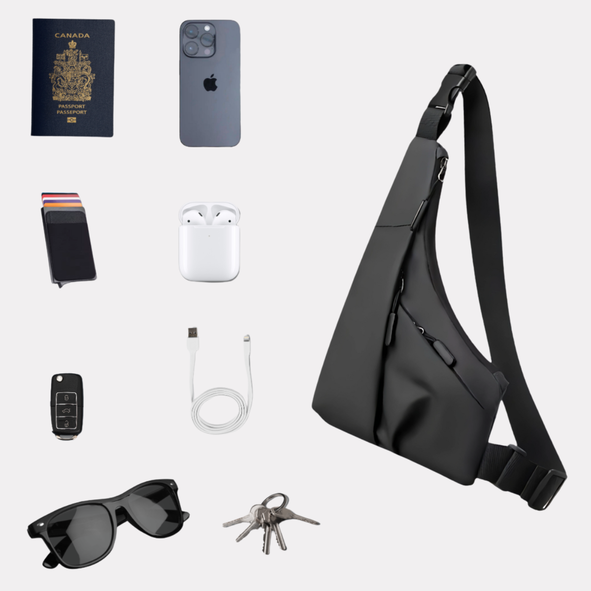 Borsa Anti-Furto a Tracolla