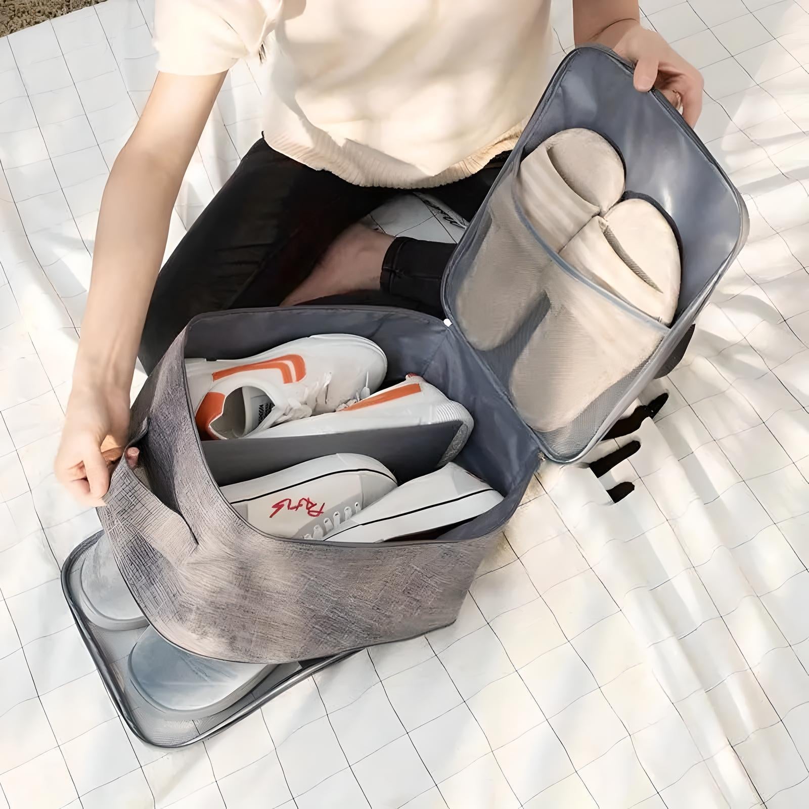 Travel Shoe Organizer – Scarpe in ordine, ovunque tu vada - SempliceViaggio